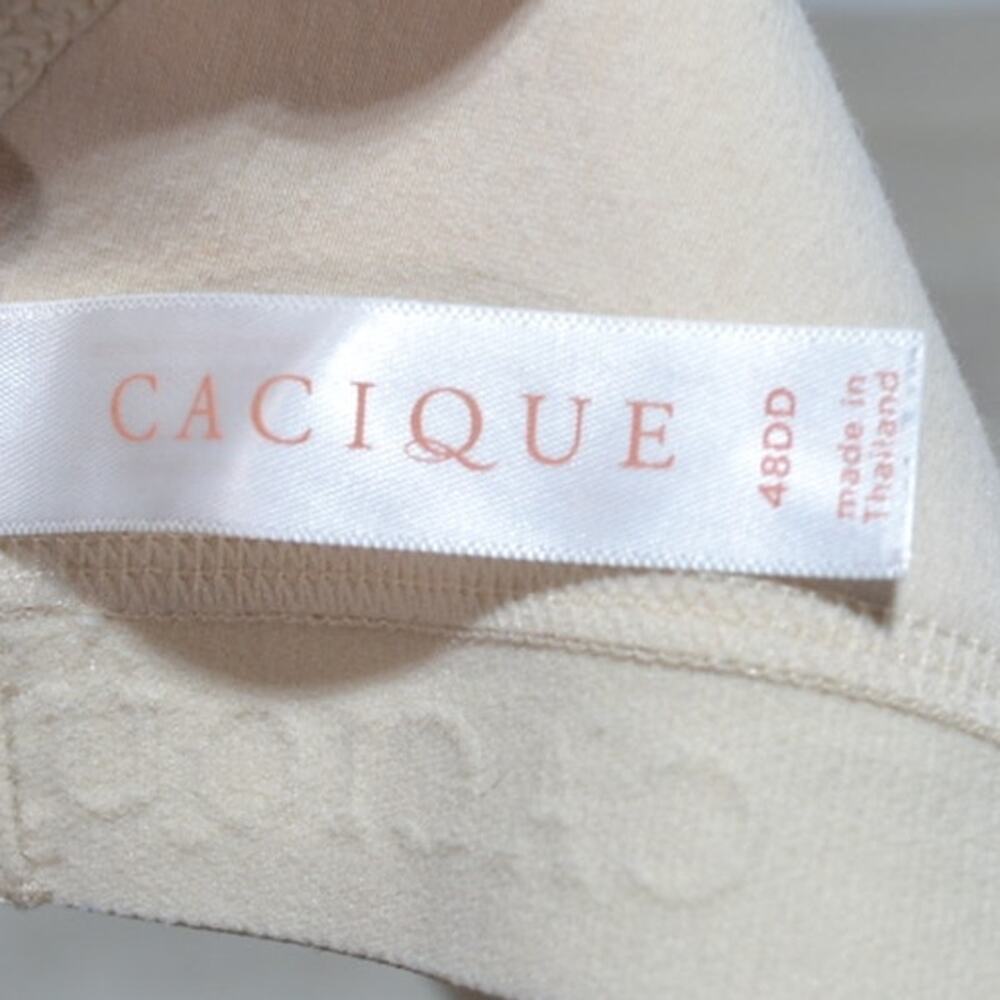 Cacique Unlined Full Coverage No Wire Tan Bra Size 48DD - Picture 5 of 9